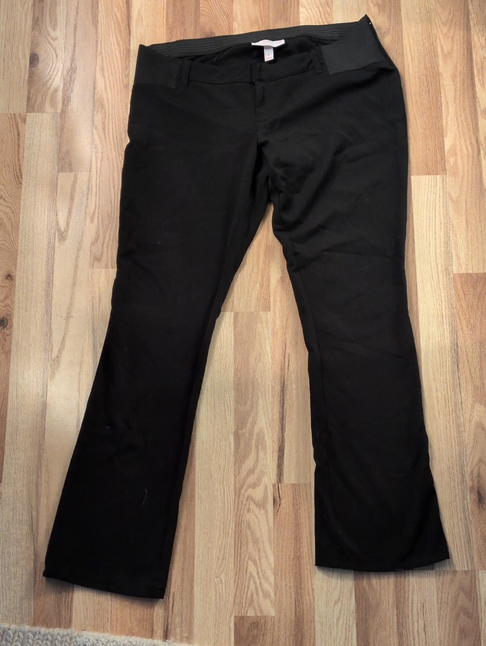 Isabel Maternity by Ingrid & Isabel Black Bootcut Stretch Maternity Pants